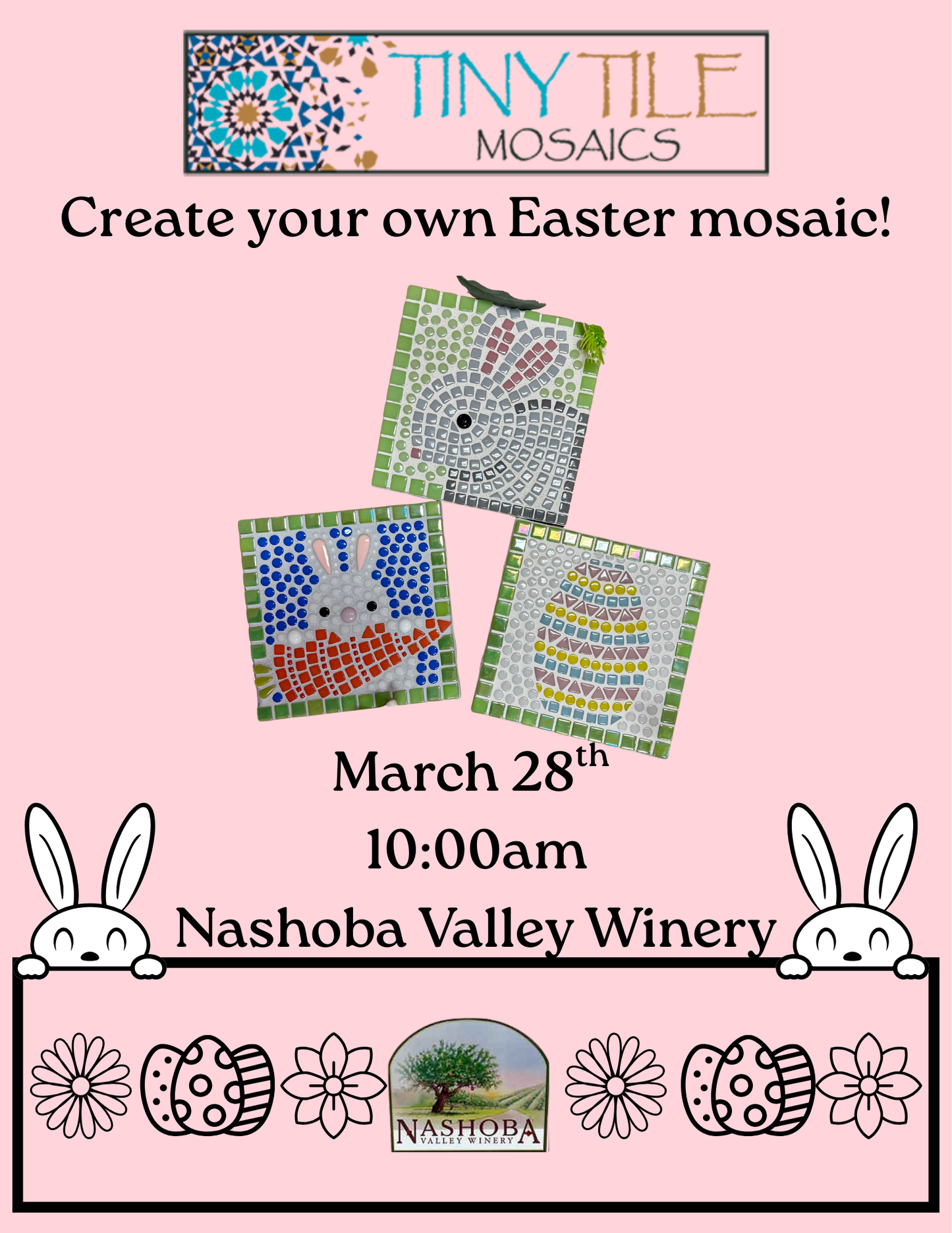 Easter Mosaic Workshop - Saturday, March 28th, 10am