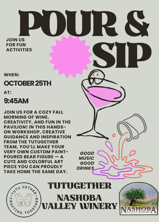 Make Your Own Pouring Bear  - Saturday, October 25th