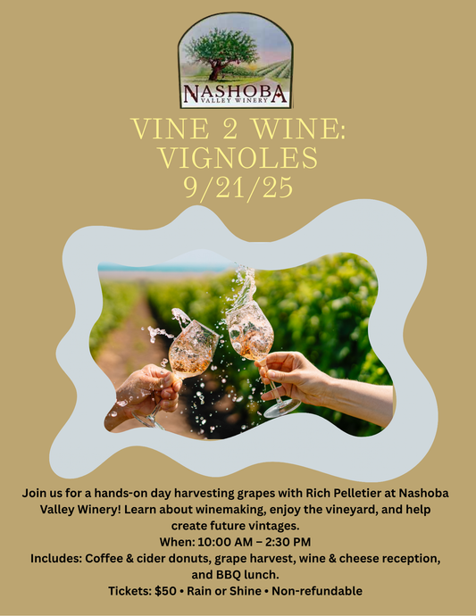Vine 2 Wine: Vignoles - Sunday September 21st, 10:00am-2:00pm